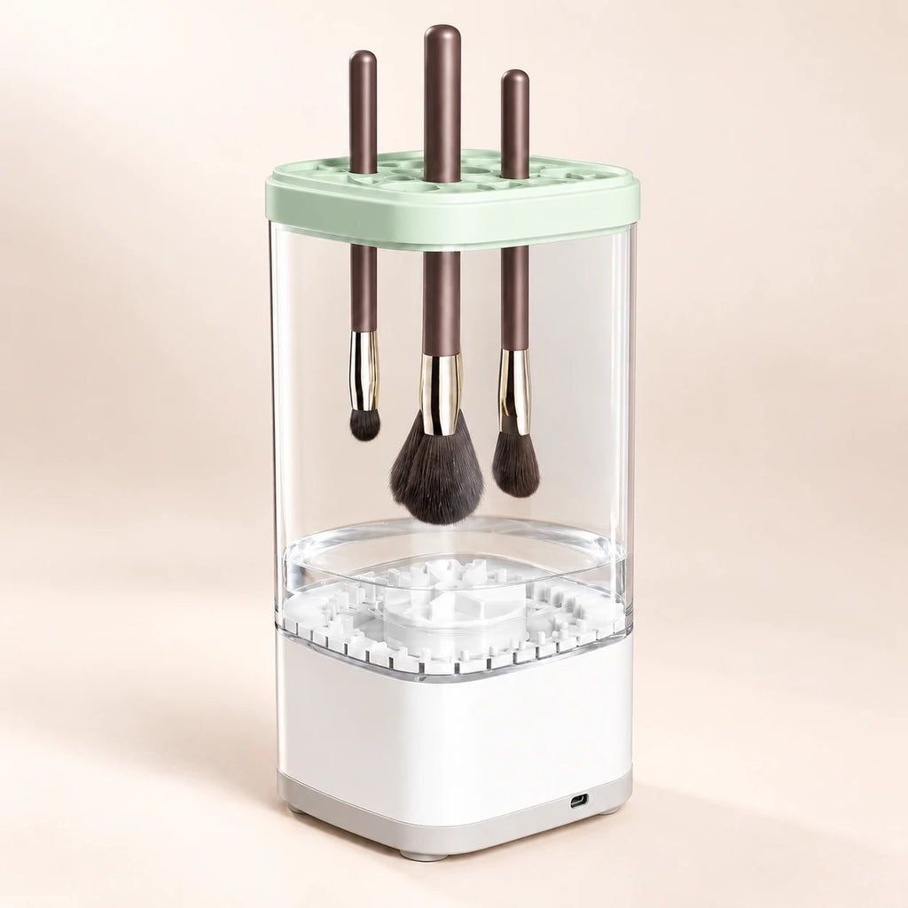 Limpiador eléctrico de brochas de maquillaje