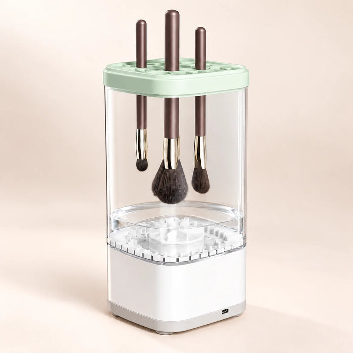 Limpiador eléctrico de brochas de maquillaje