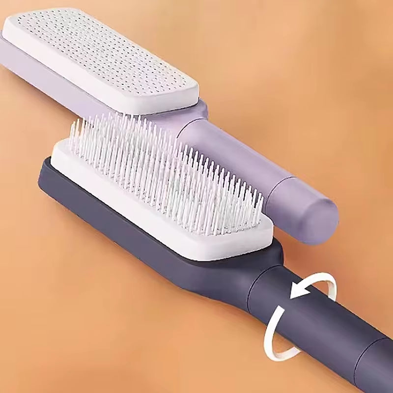 Cepillo De Pelo Autolimpiable Con Un Solo Clic