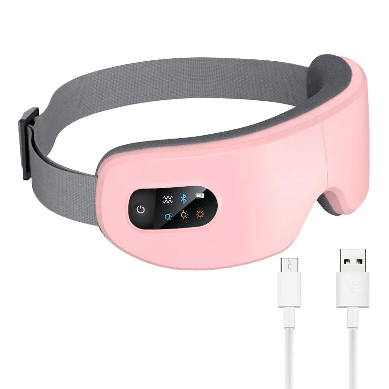4D Smart Airbag Eye Massage Vibration Eye Care Massager Compress Bluetooth Music Eye Relax Fatigue Dark Circles Remove Massager