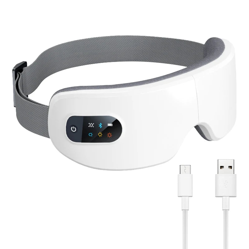 4D Smart Airbag Eye Massage Vibration Eye Care Massager Compress Bluetooth Music Eye Relax Fatigue Dark Circles Remove Massager