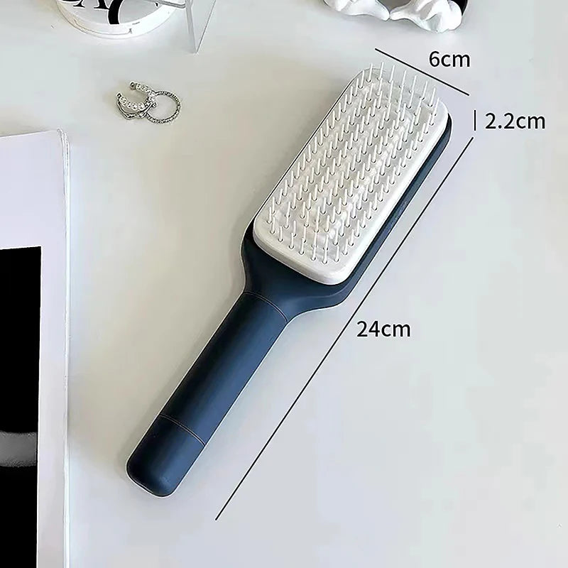 Cepillo De Pelo Autolimpiable Con Un Solo Clic