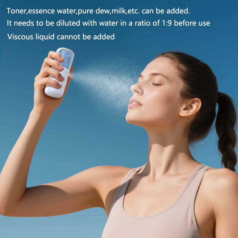 Nebulizador Facial Portátil De Hidratación Instantánea