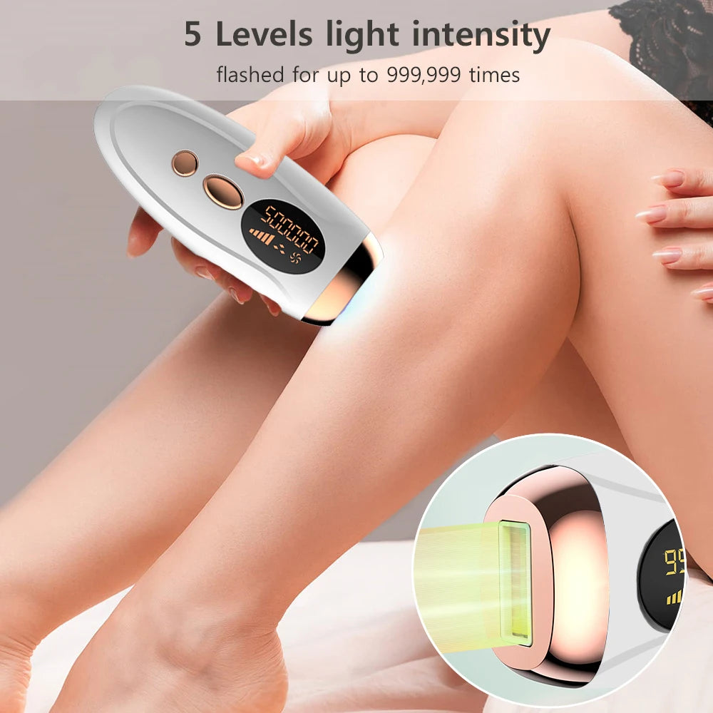 Depiladora de luz pulsada IPL para casa