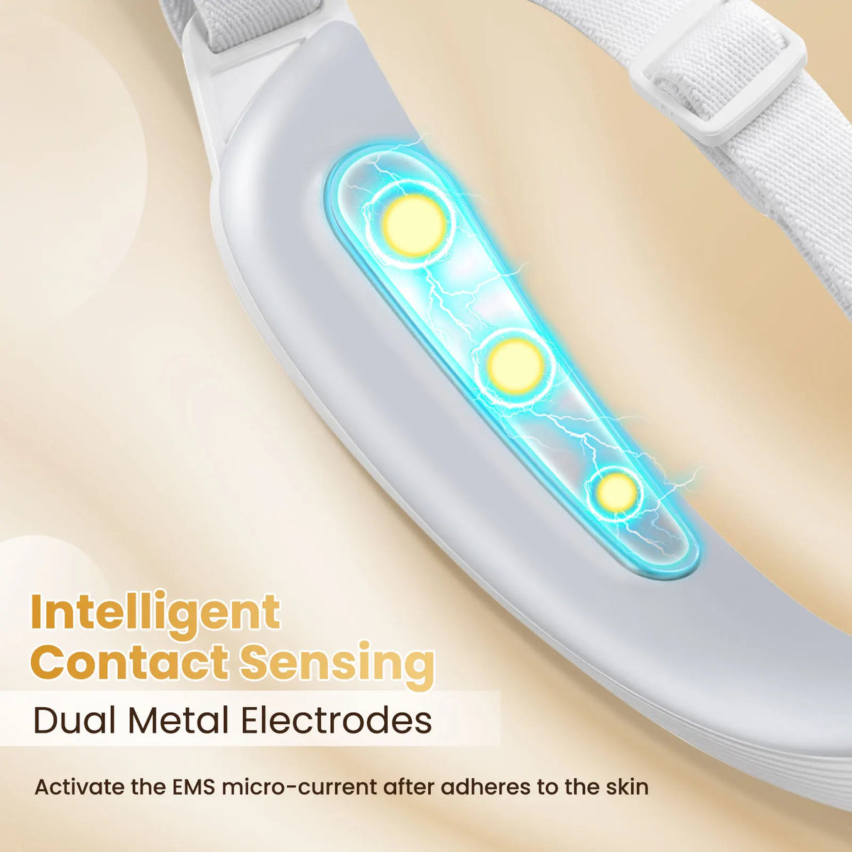 Masajeador facial anti papada con luz LED