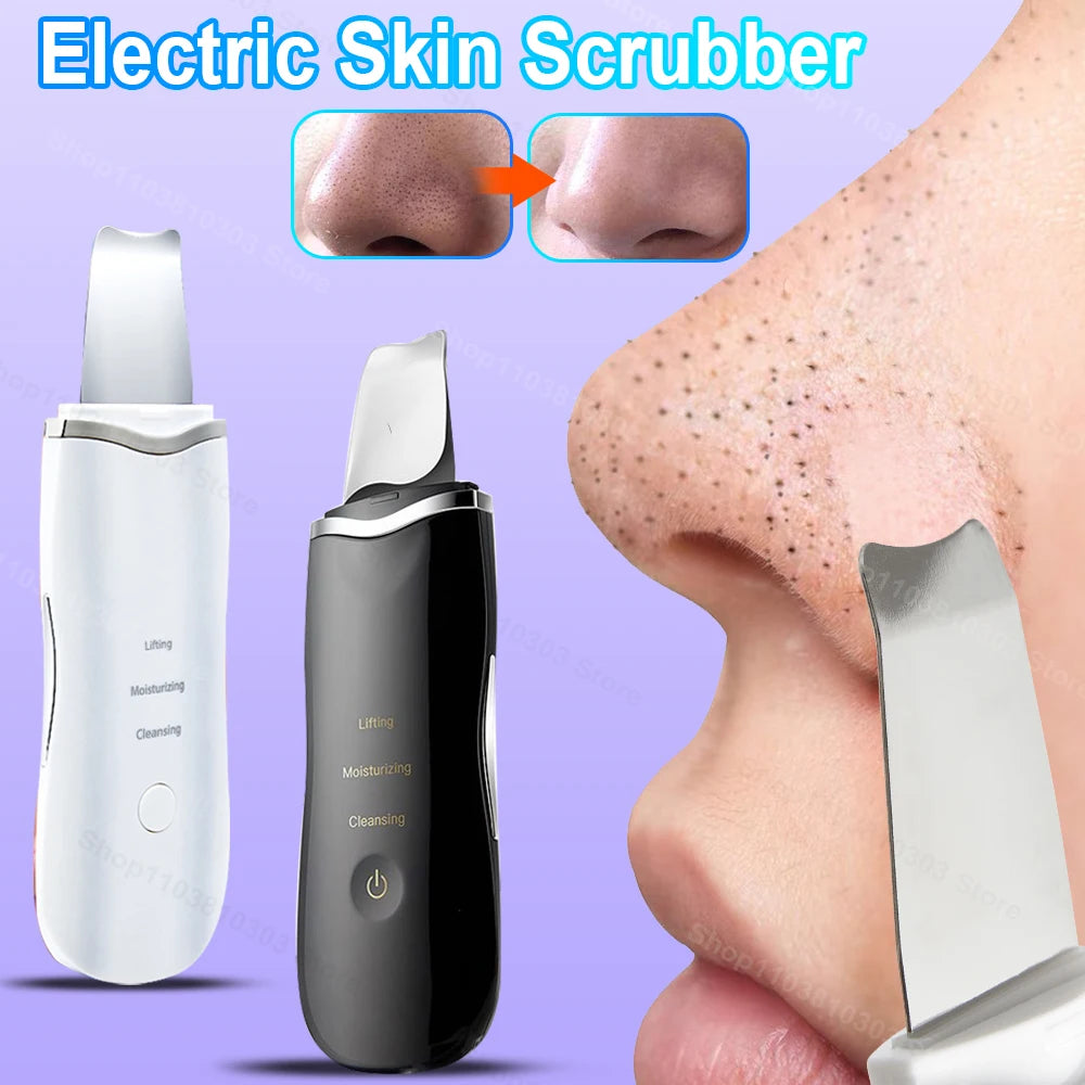 Espátula facial ultrasónica de limpieza profunda