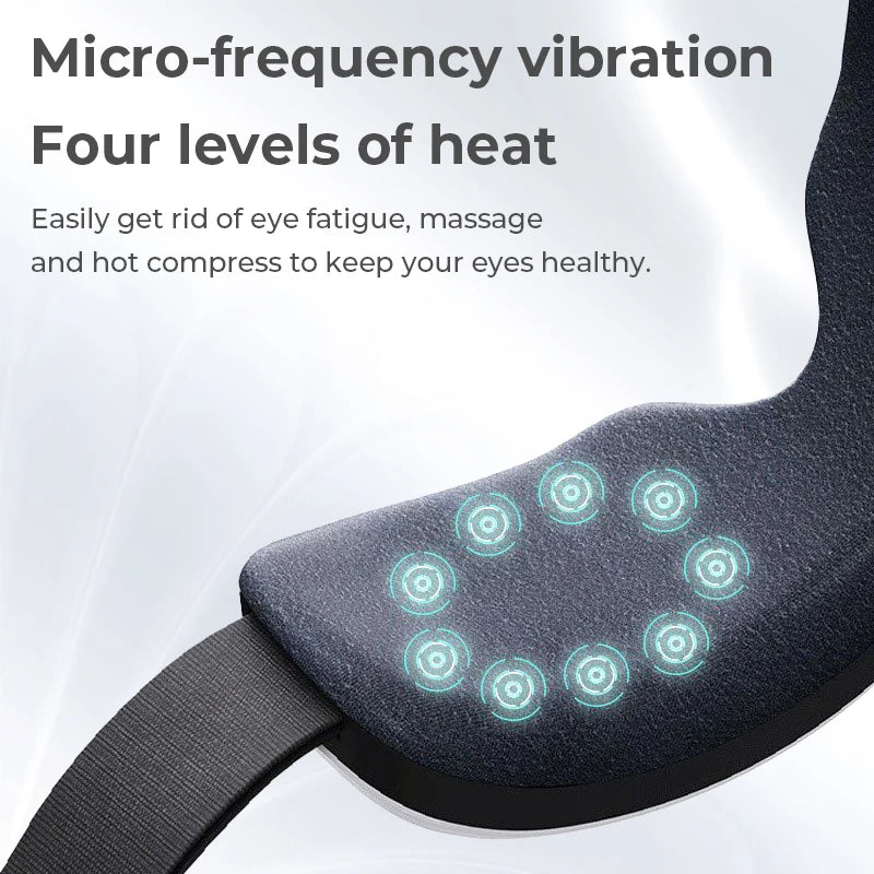 Gafas de masaje para ojos con calor y presión de aire