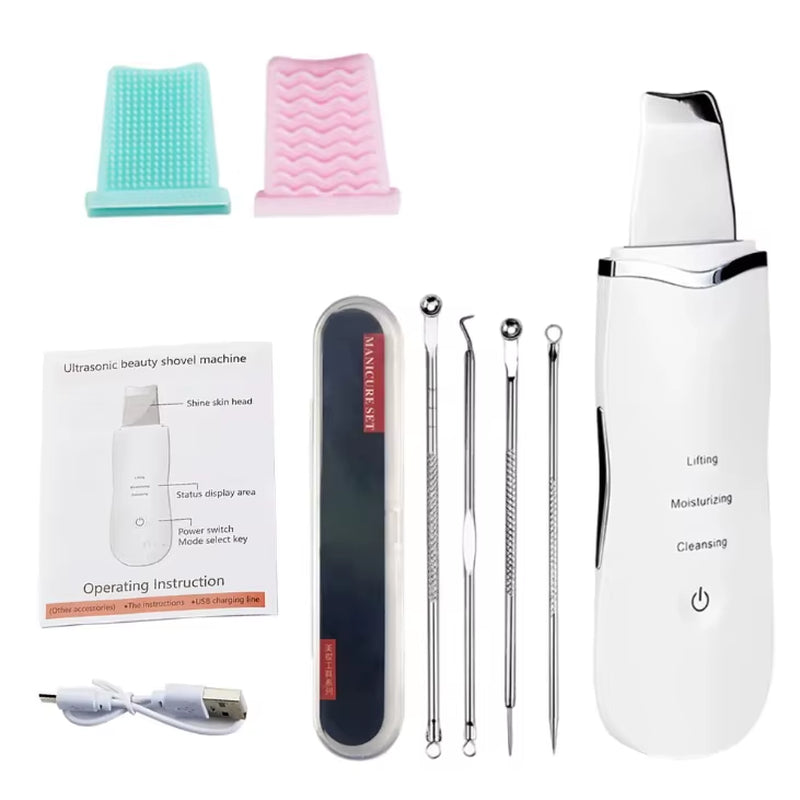 Espátula Facial Ultrasónica De Limpieza Profunda
