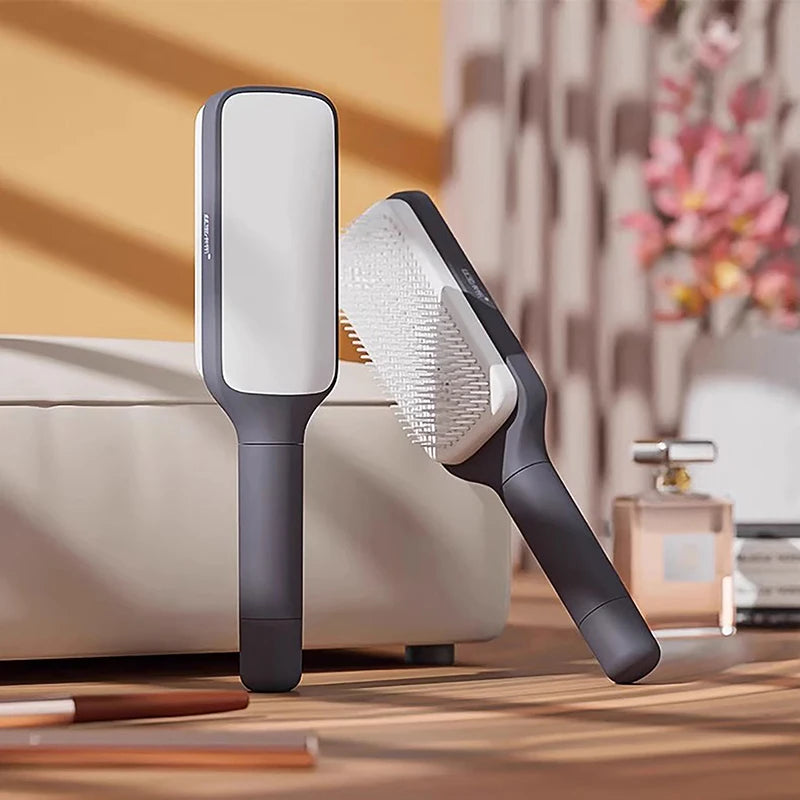 Cepillo De Pelo Autolimpiable Con Un Solo Clic