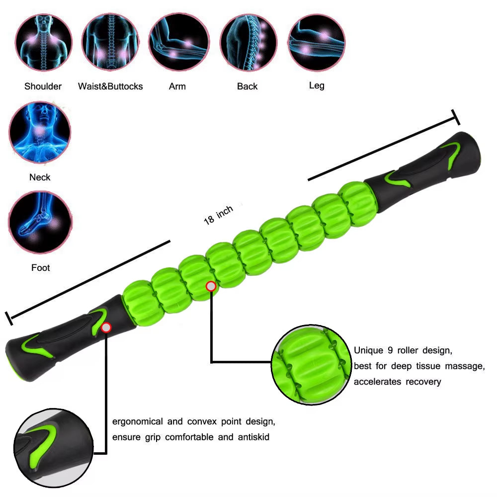Rodillo De Masaje Muscular Para Soltar Contracturas