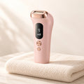Depiladora de luz pulsada IPL, color rosa
